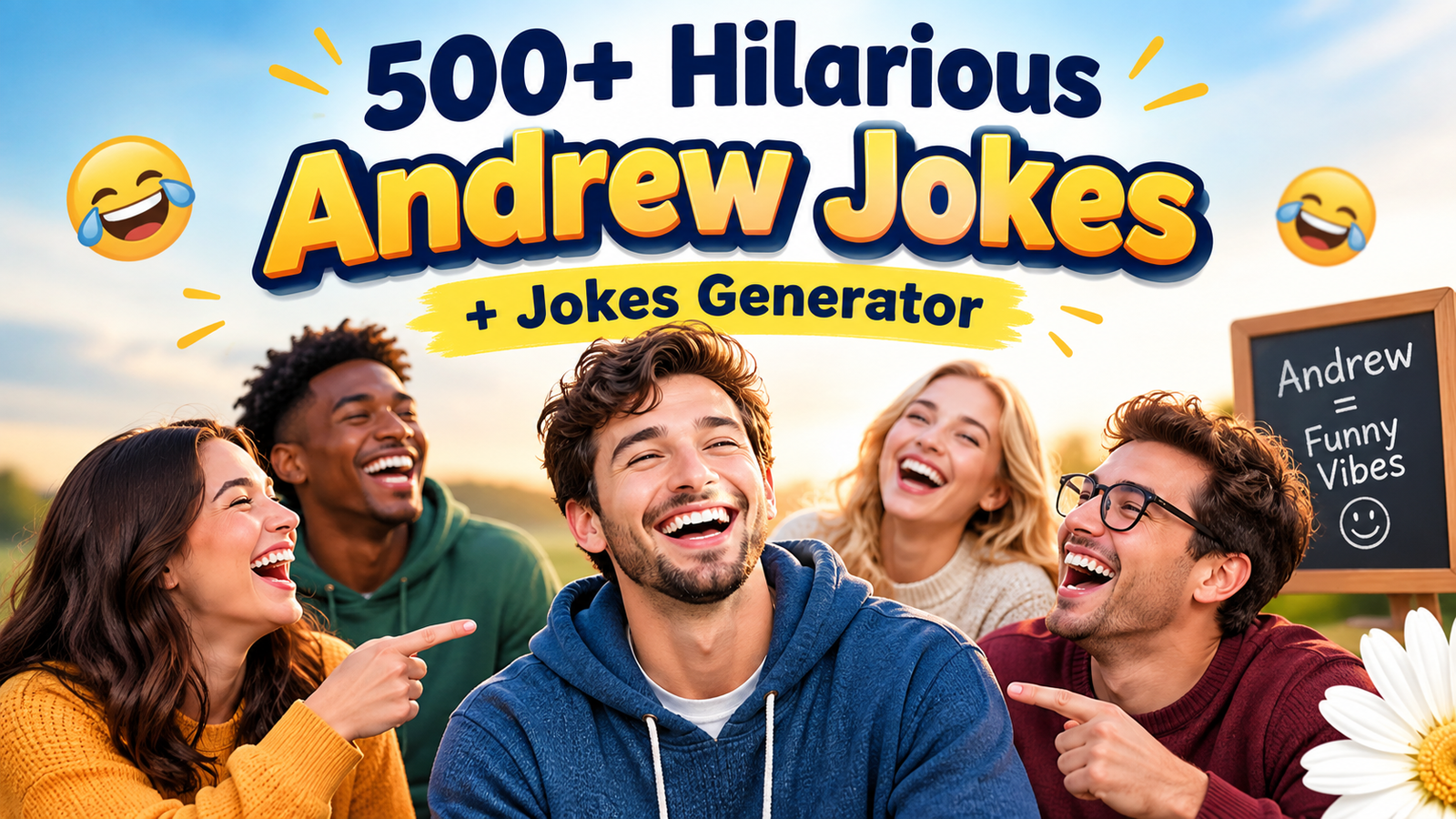 Hilarious Andrew Jokes + Jokes Generator
