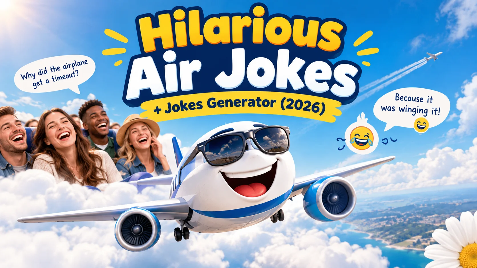Hilarious Air Jokes + Jokes Generator