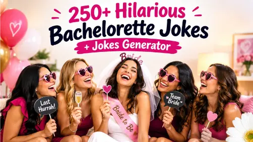 250+ Hilarious Bachelorette Jokes + Jokes Generator