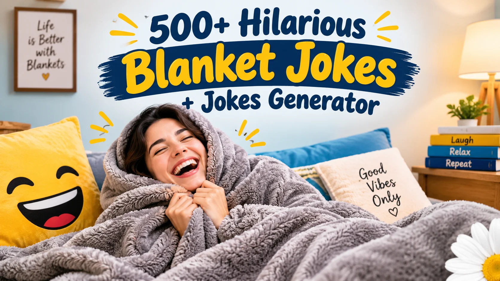 Hilarious Blanket Jokes + Jokes Generator