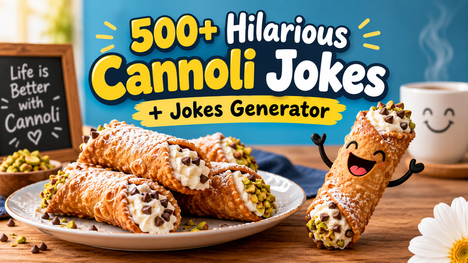 500+ Hilarious Cannoli Jokes + Jokes Generator