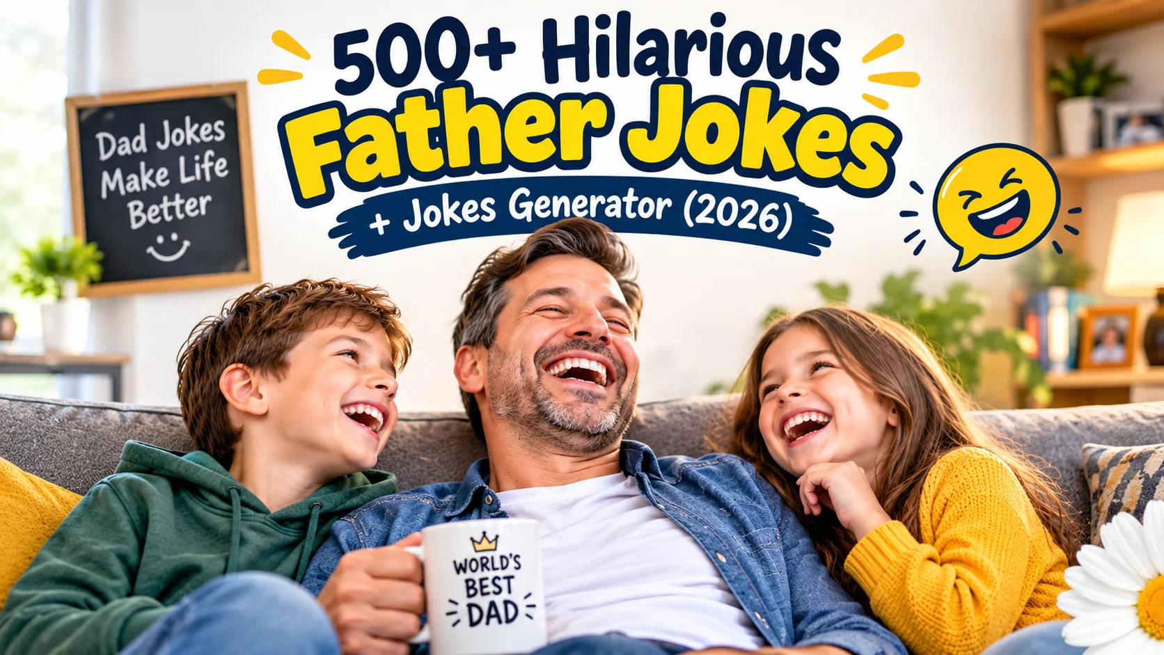 Hilarious Father Jokes + Jokes Generator