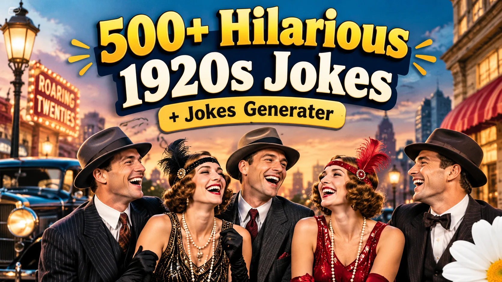 500+ Hilarious 1920s Jokes + Jokes Generater