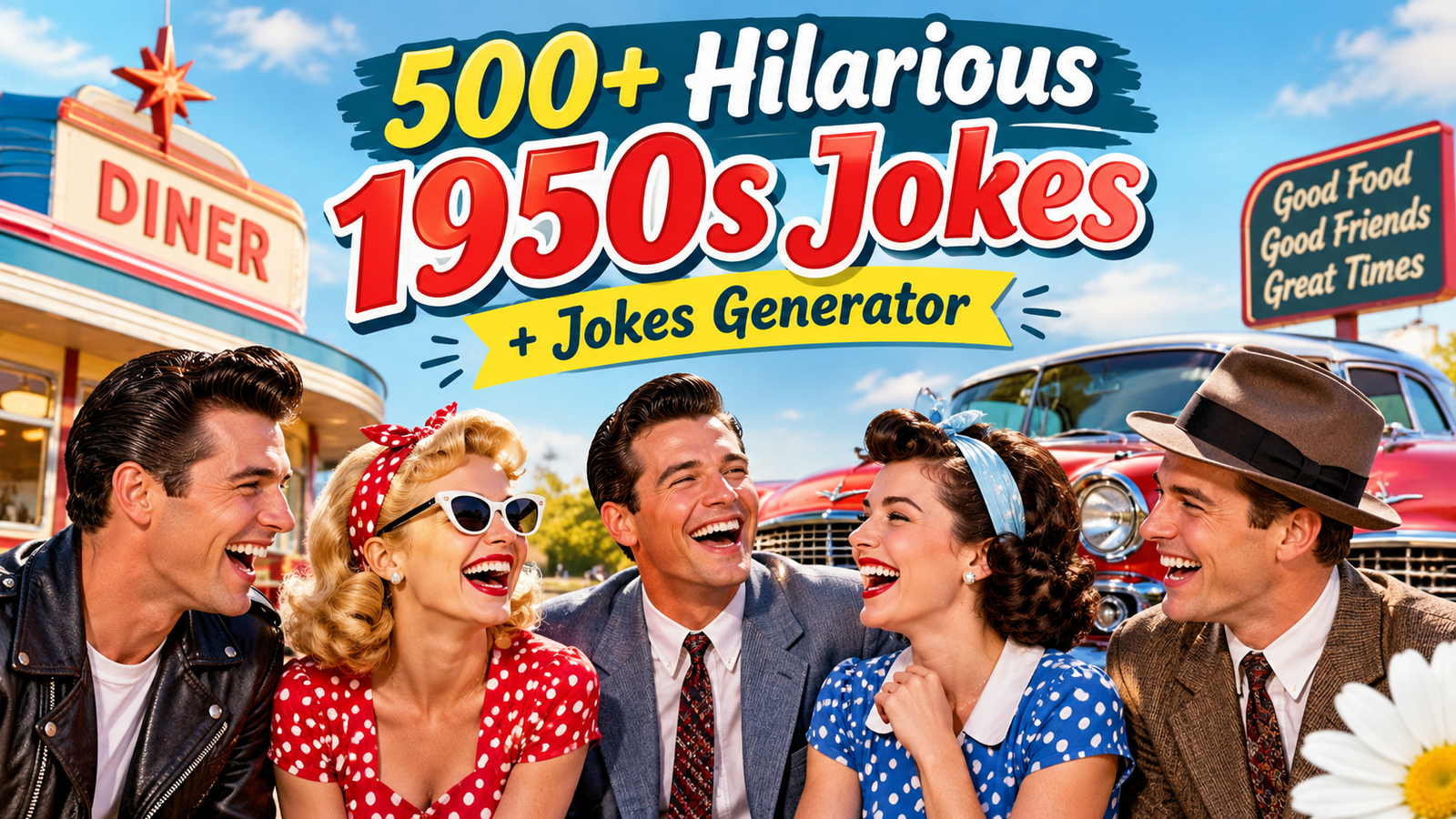 500+ Hilarious 1950s Jokes + Jokes Generator