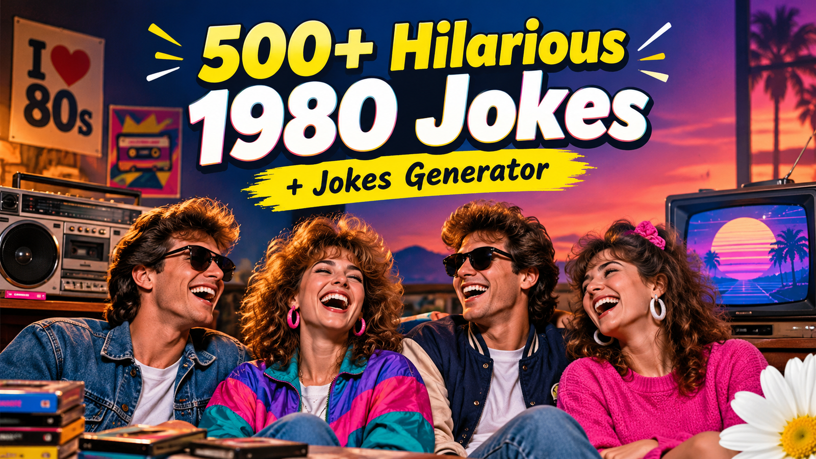 500+ Hilarious 1980 Jokes + Jokes Generator