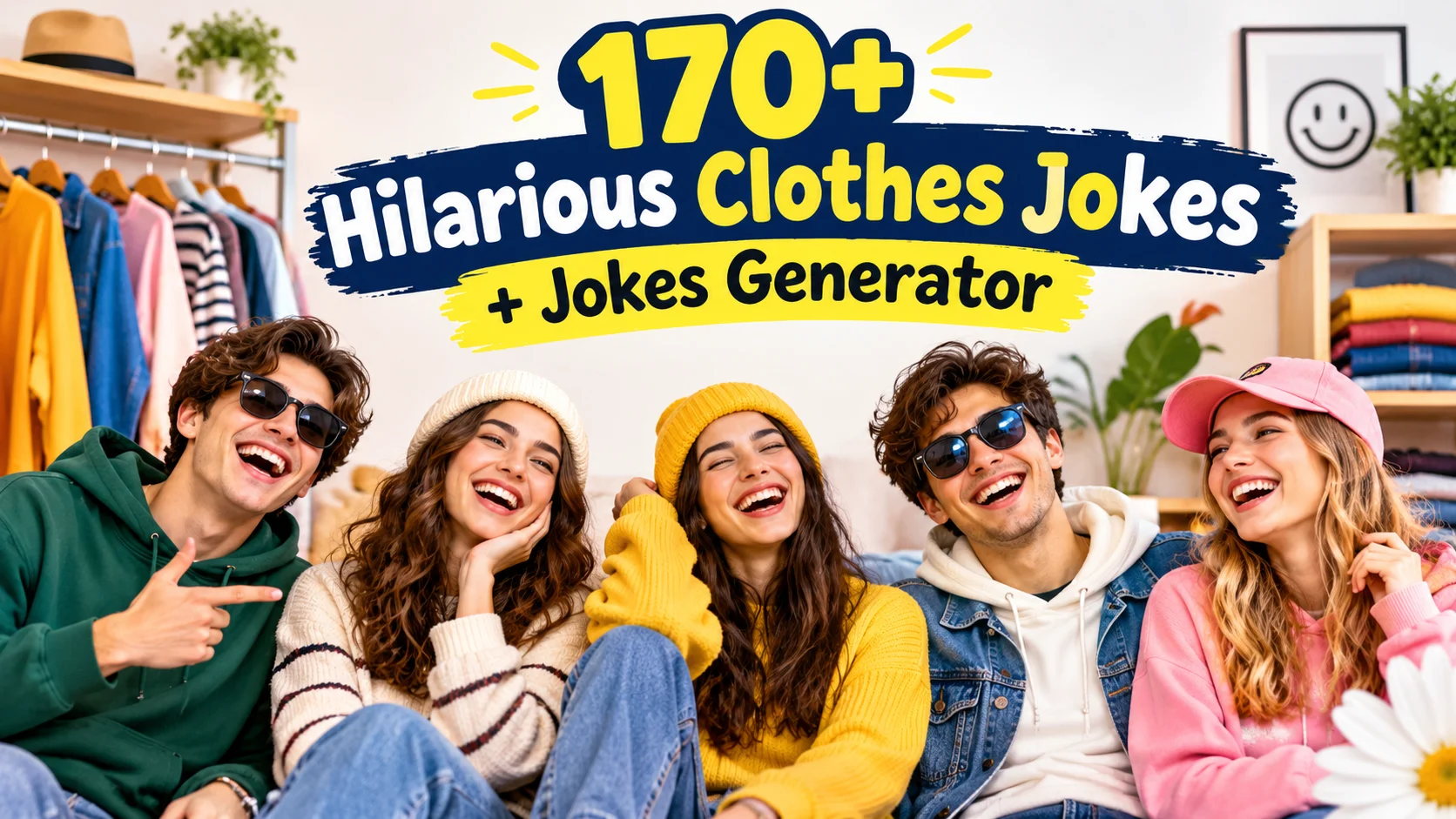 Hilarious Clothes Jokes + Jokes Generator