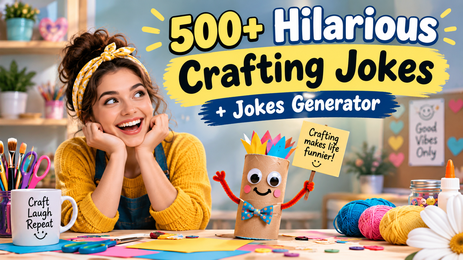 500+ Hilarious Crafting Jokes + Jokes Generator