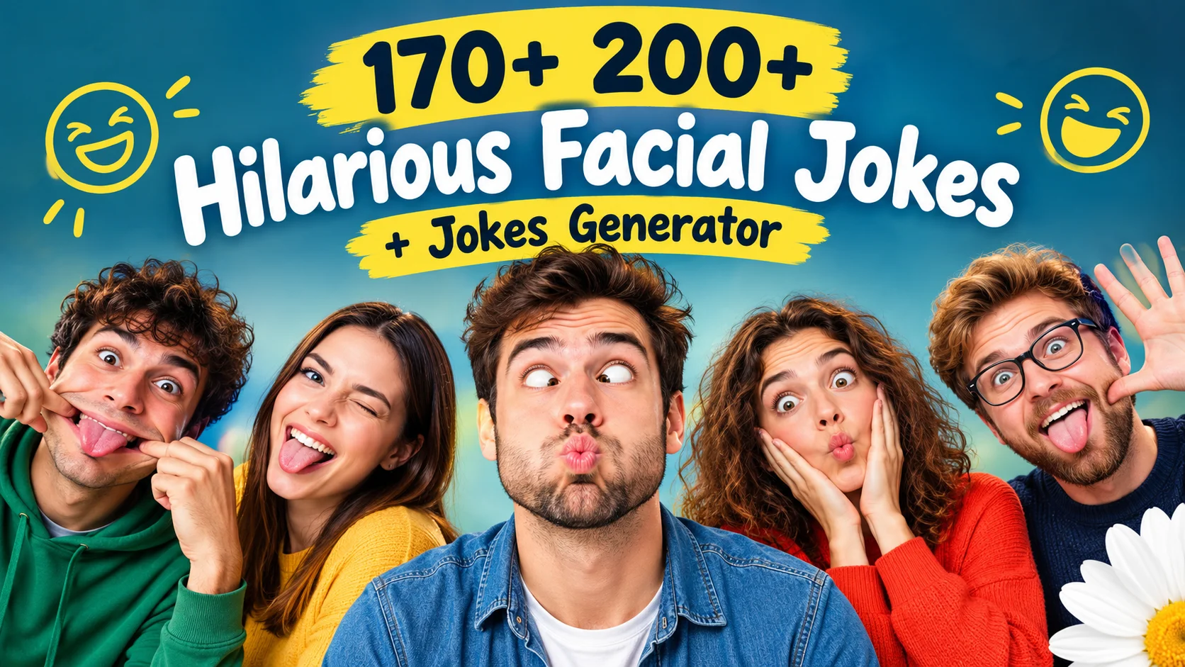 200+ Hilarious Facial Jokes + Jokes Generator