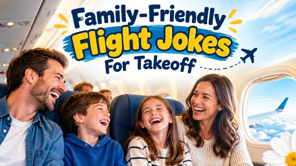 Family-Friendly Flight Jokes For Takeoff