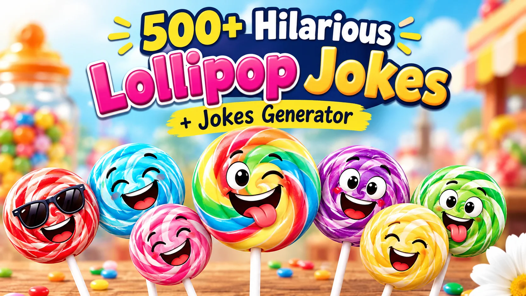 500+ Hilarious Lollipop Jokes + Jokes Generator